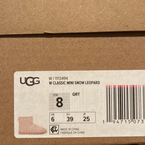 🌴🔆UGG- CLASSIC MINI SNOW LEOPARD BOOTS🔆🌴 - Picture 15 of 15